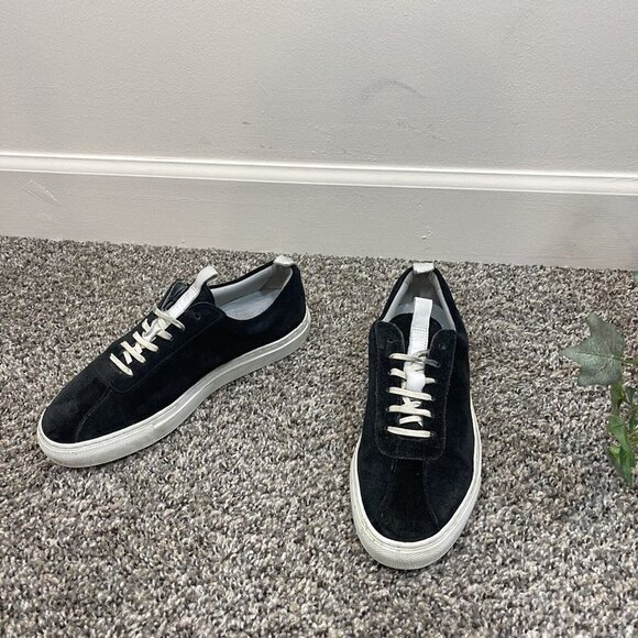 The Good Shoe Sneakers By Grenson Womens Suede Leather Sneakers Black UK 5 US 8 - Picture 3 of 10